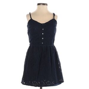 Abercrombie & Fitch XS blue lace sleeveless dress
